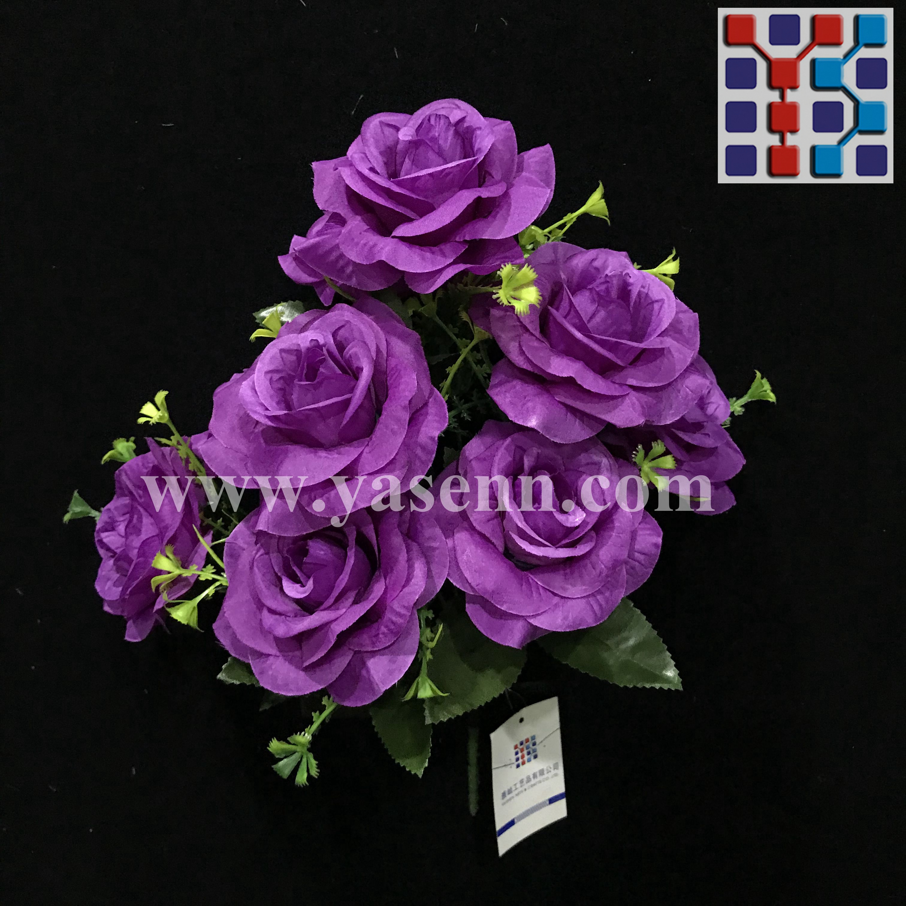 9 branches of rose