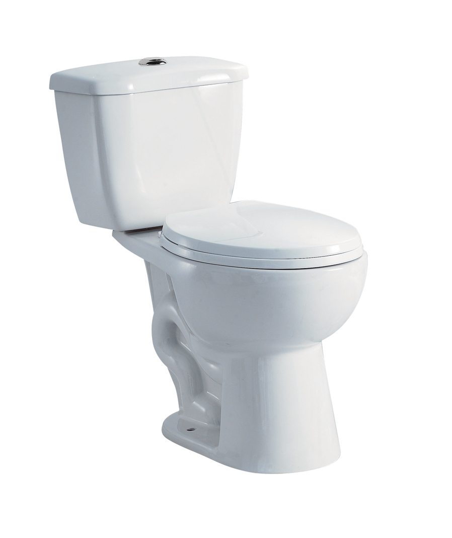 Jet-siphonic two piece toilet,S-trap,CUPC,Watersense(HZX-47H)