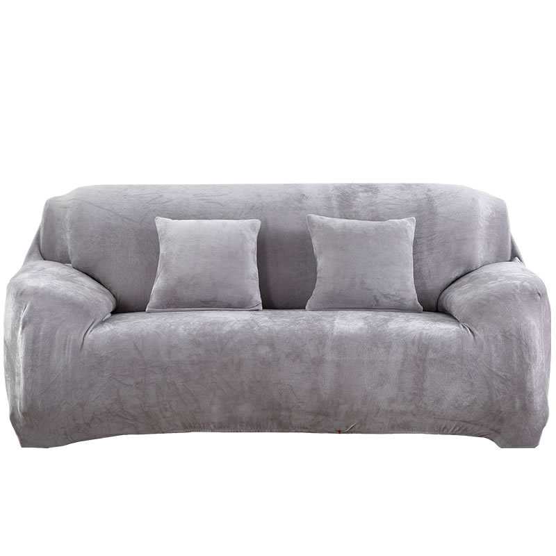 Stretch Velvet Couch Cover Elastic Sofa Cover