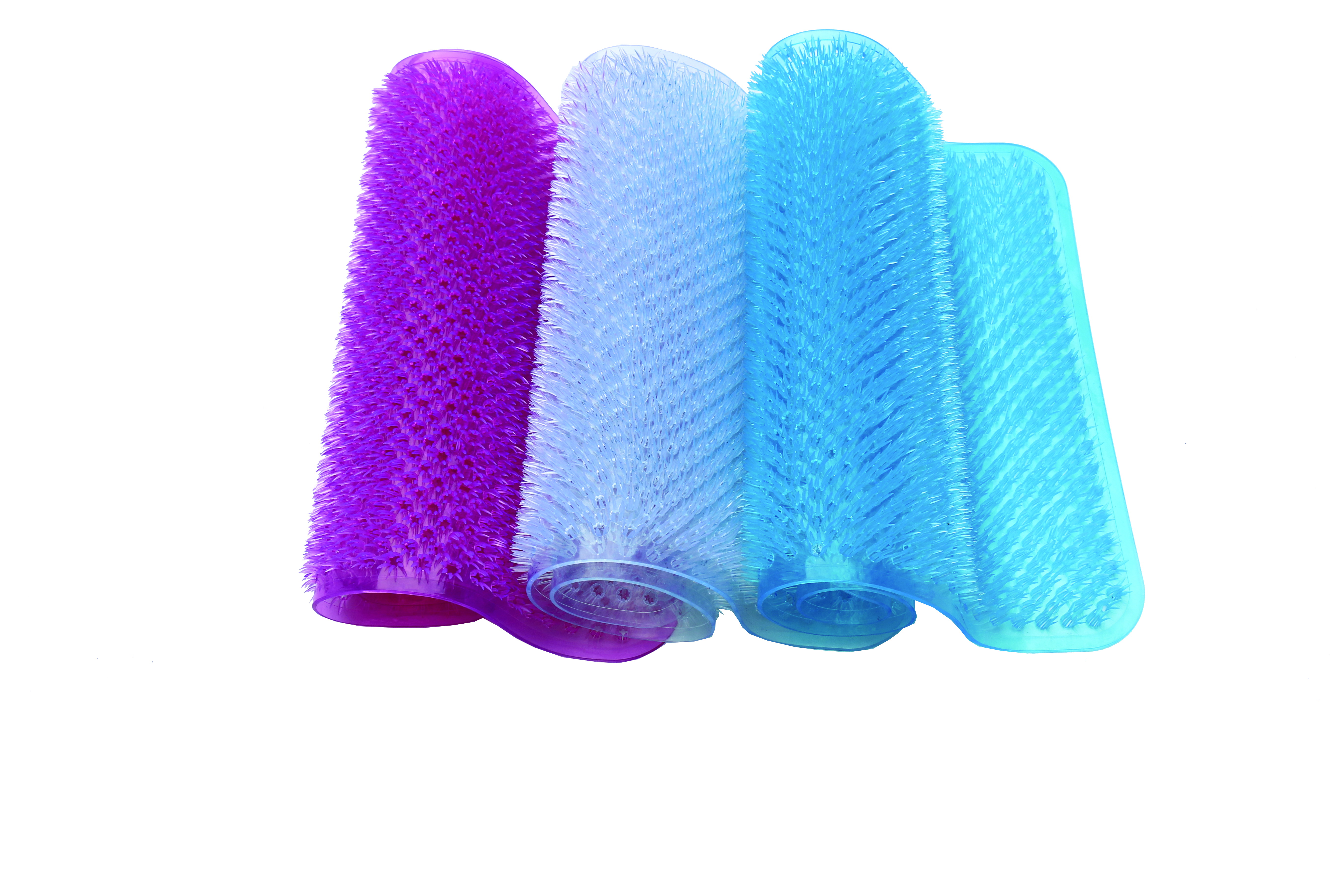 Plastic non-slip bath mat