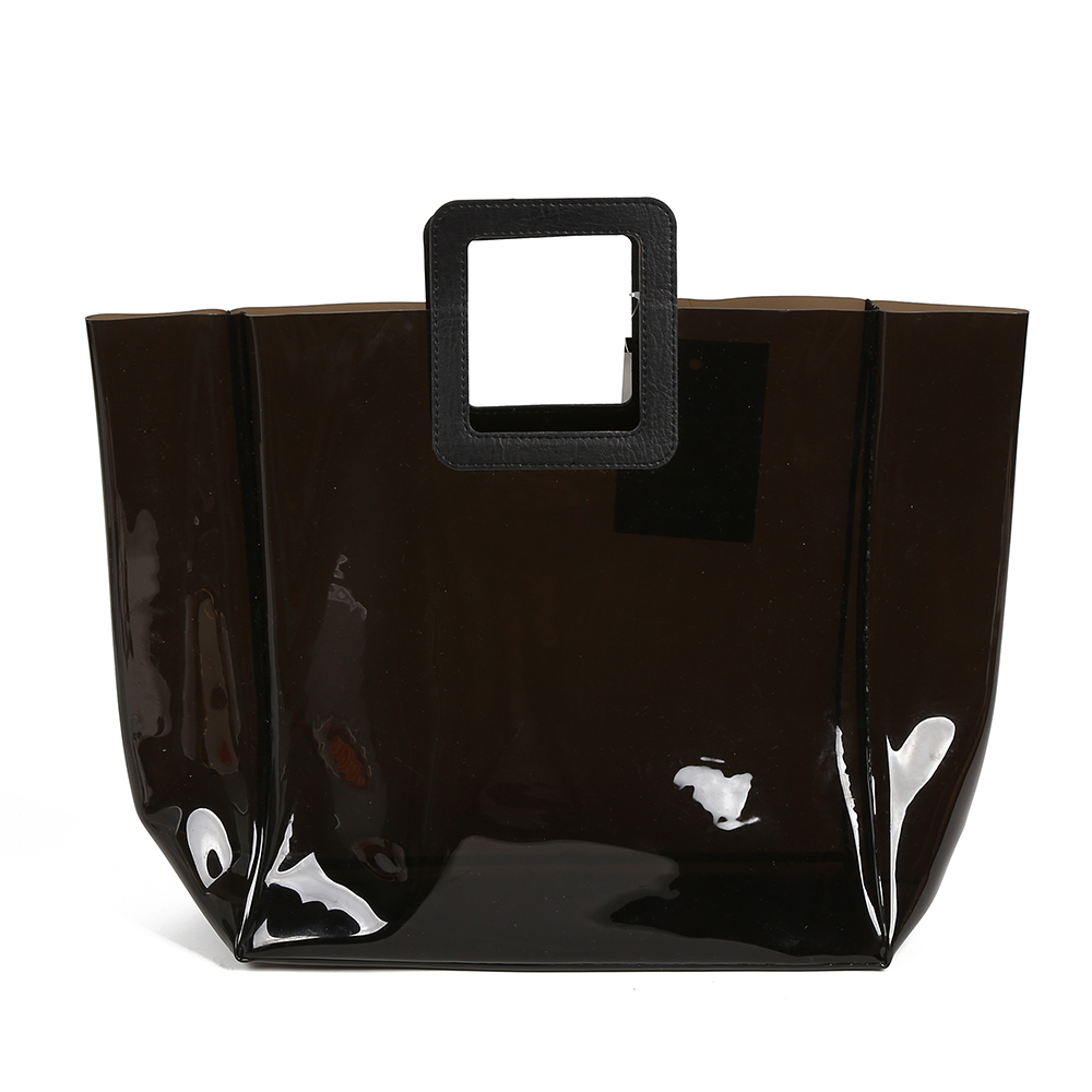 Custom women PVC tote shopping bag