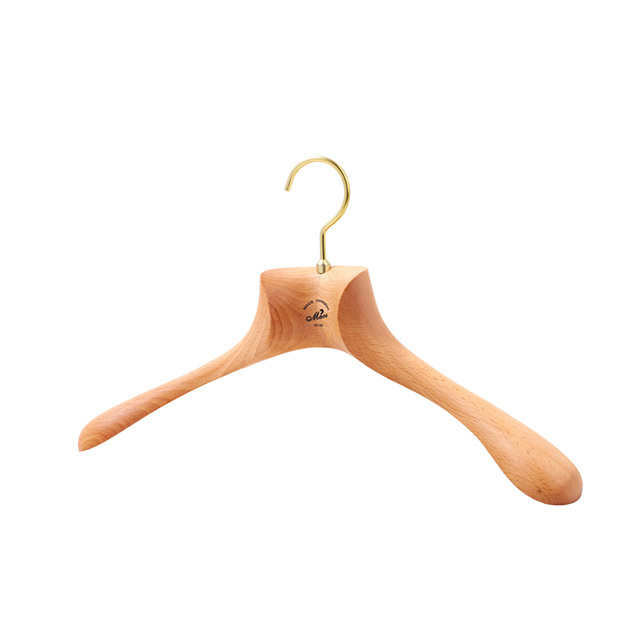 Deluxe FSC Beech wooden clothes brand usehanger