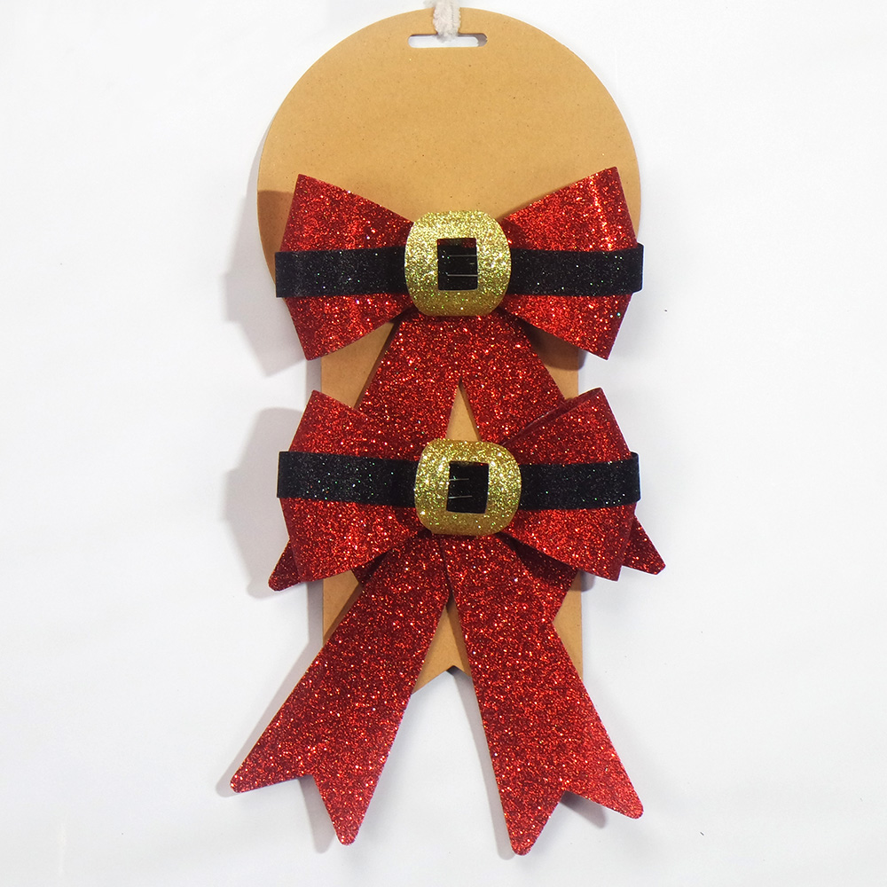 2021Christmas Tree Ornaments Bowknot