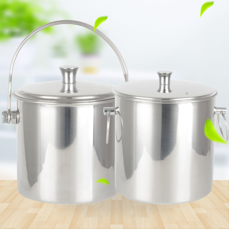 RGS-I082 SS201 stainless steel split ice bucket (including ice clip)