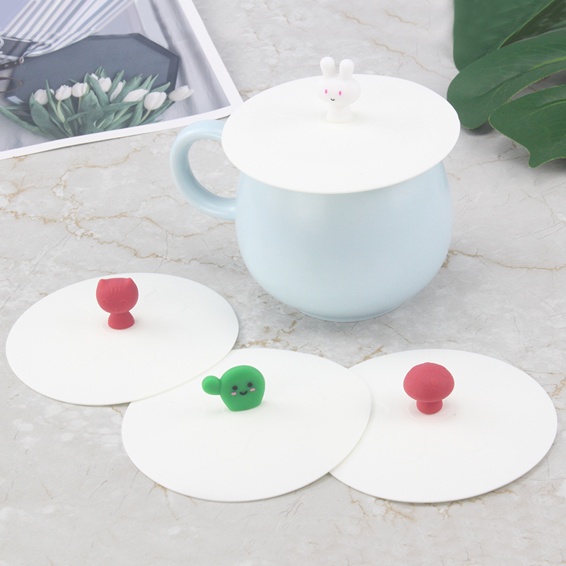 KASU Cartoon Silicone Cup Lid