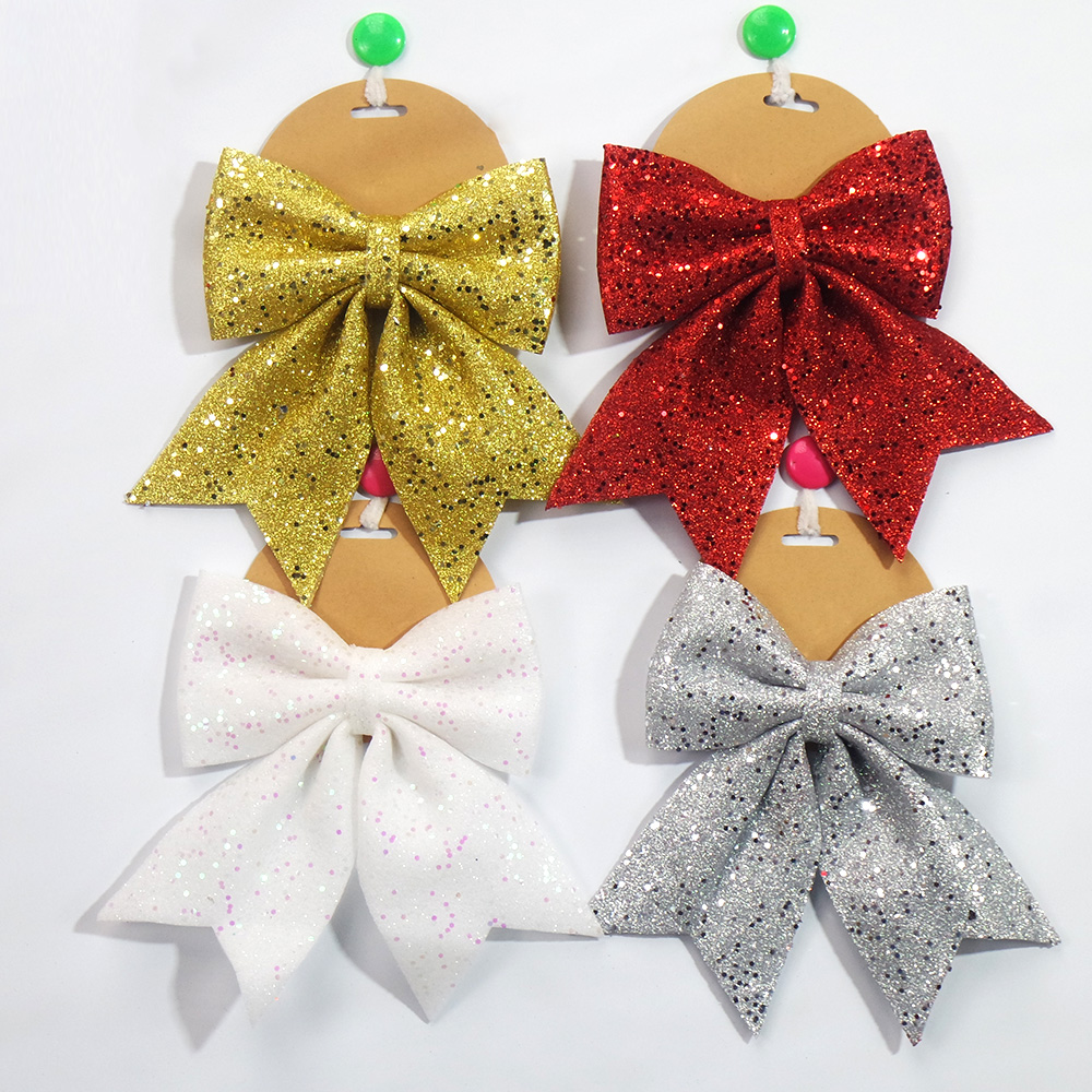 2021Christmas Tree Ornaments sequin Bowknot