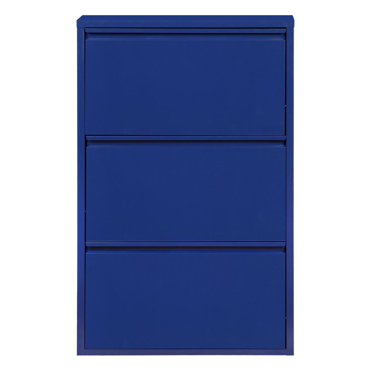 Shoe rack in metal 3 doors