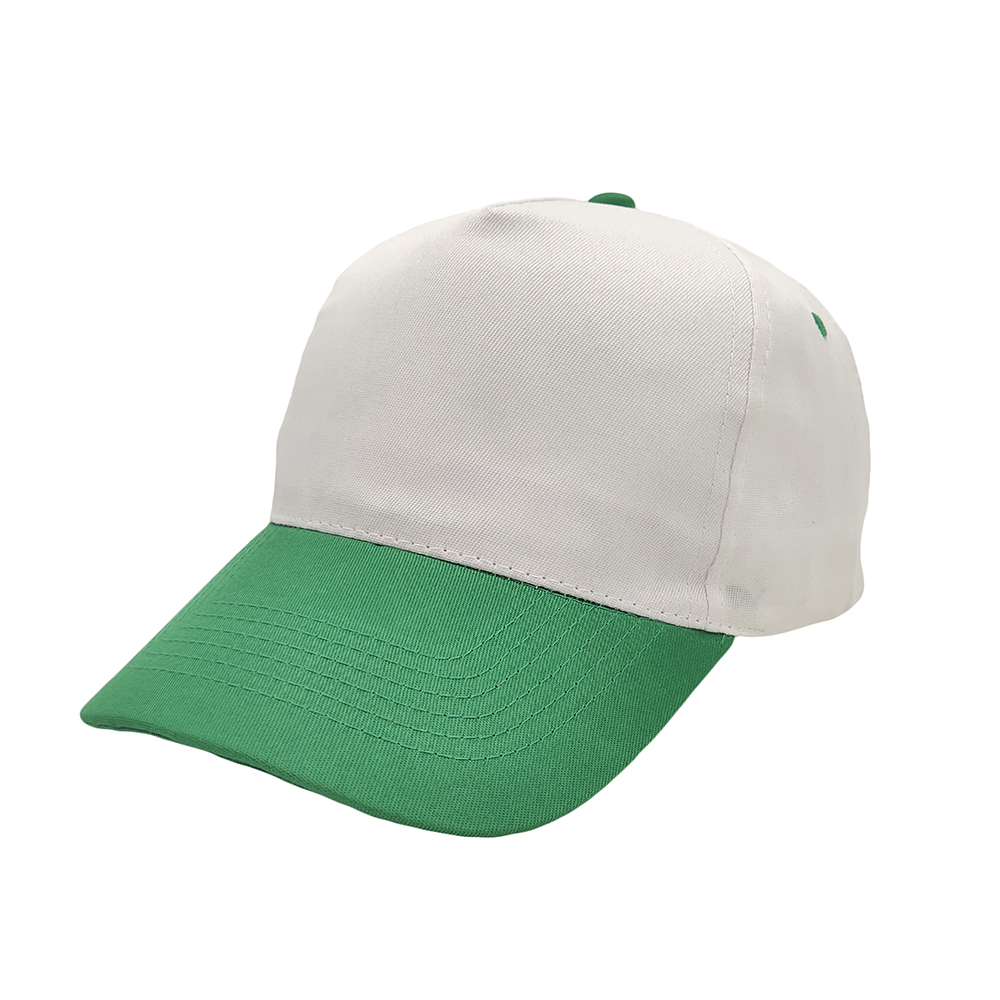 100% polyester 5 panel cap