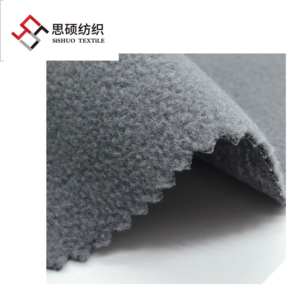 75D jersey bonded TPU polar fleece softshell fabric