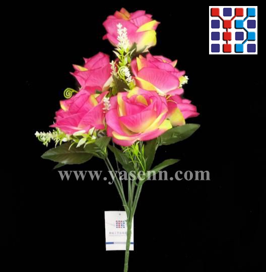 9 branches of rose