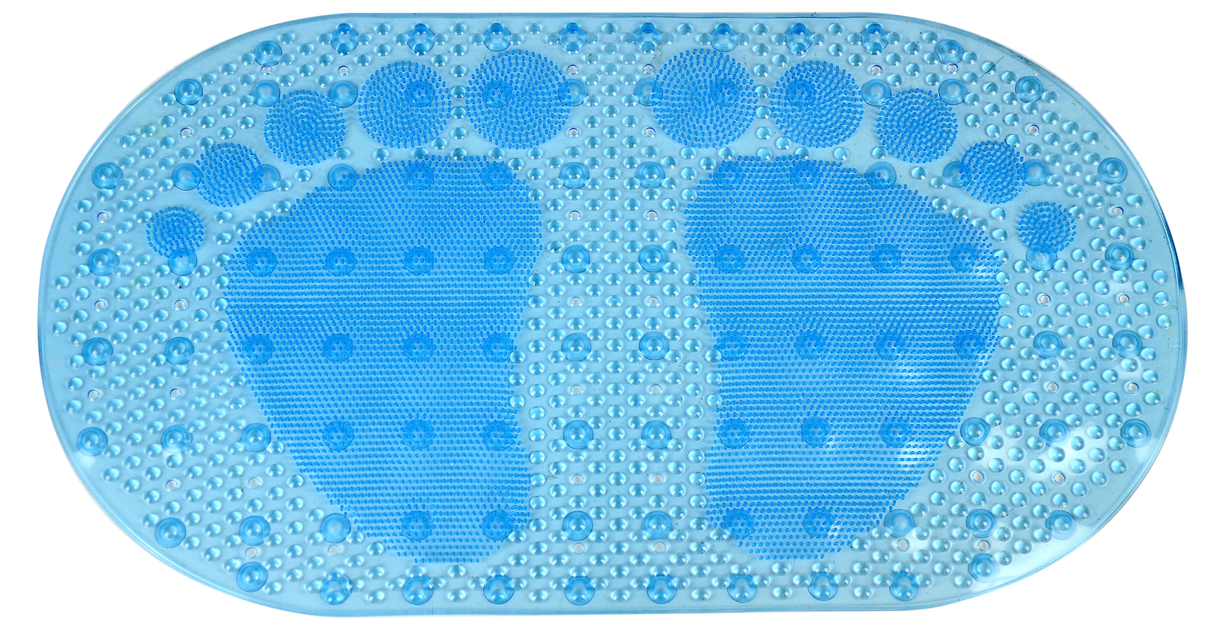 Plastic non-slip bath mat