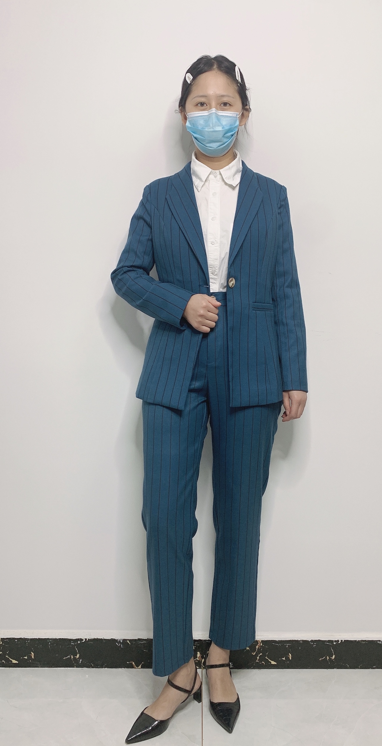 Women slim fit strip suits