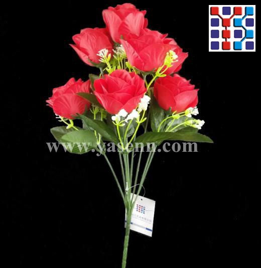 9 branches of rose