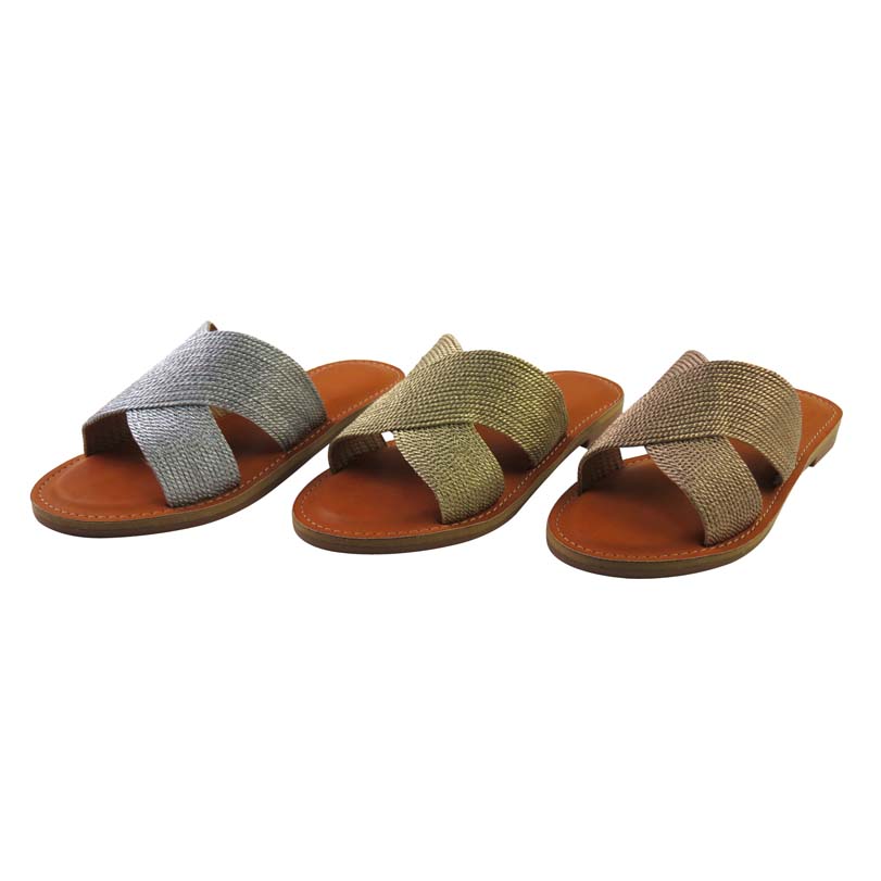 Flat slippers for ladies