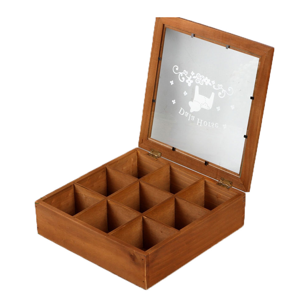 Antique Wooden Tea Box