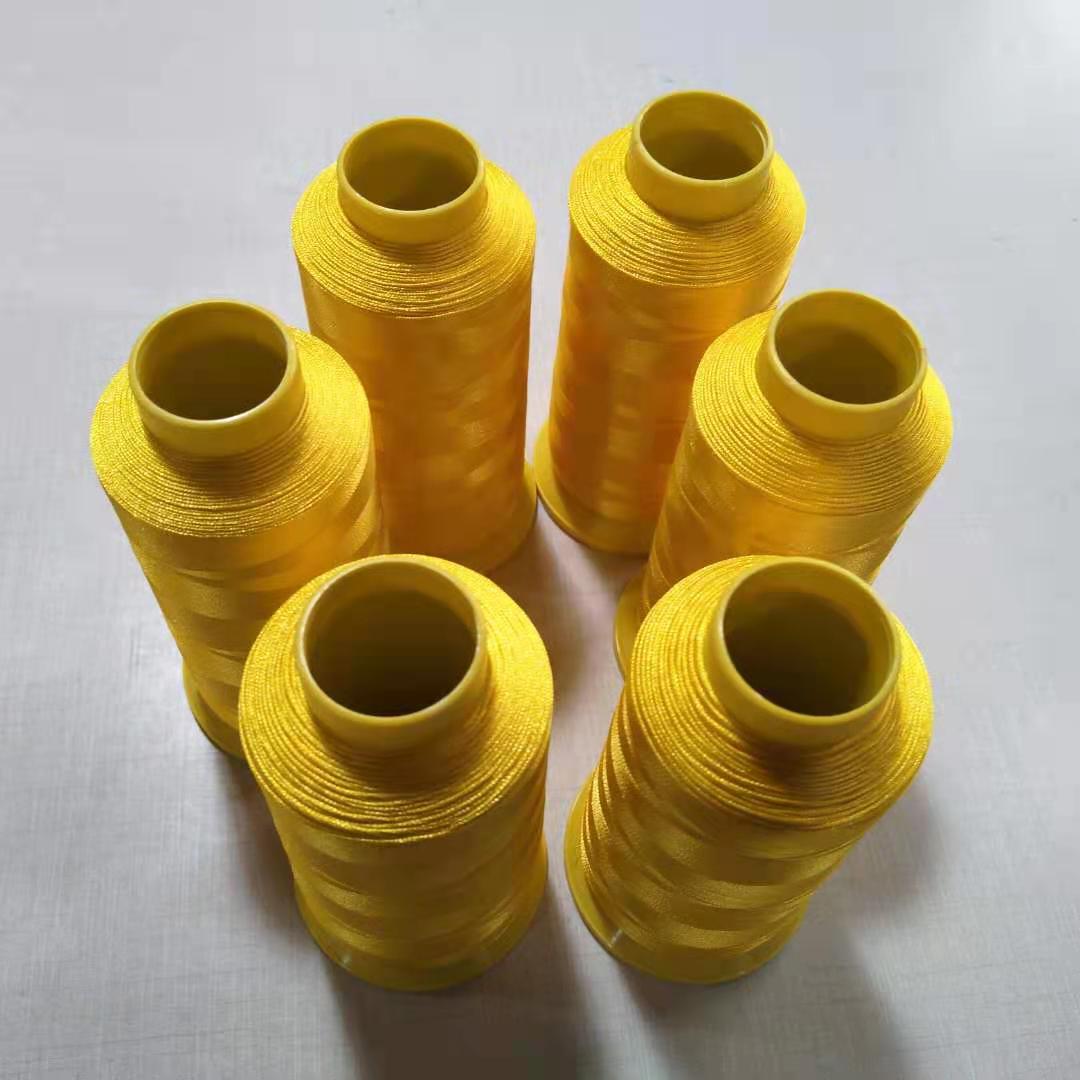 polyester filament dyed embroidery thread in cone 120D/2