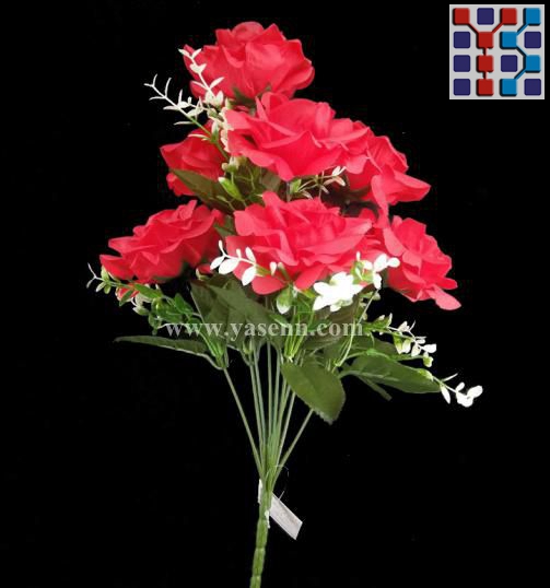 9 Branches Chinese rose