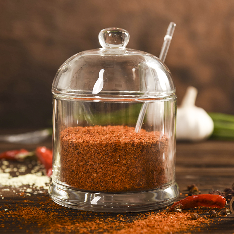 Lovwish Set of 2 Glass Spice Jar