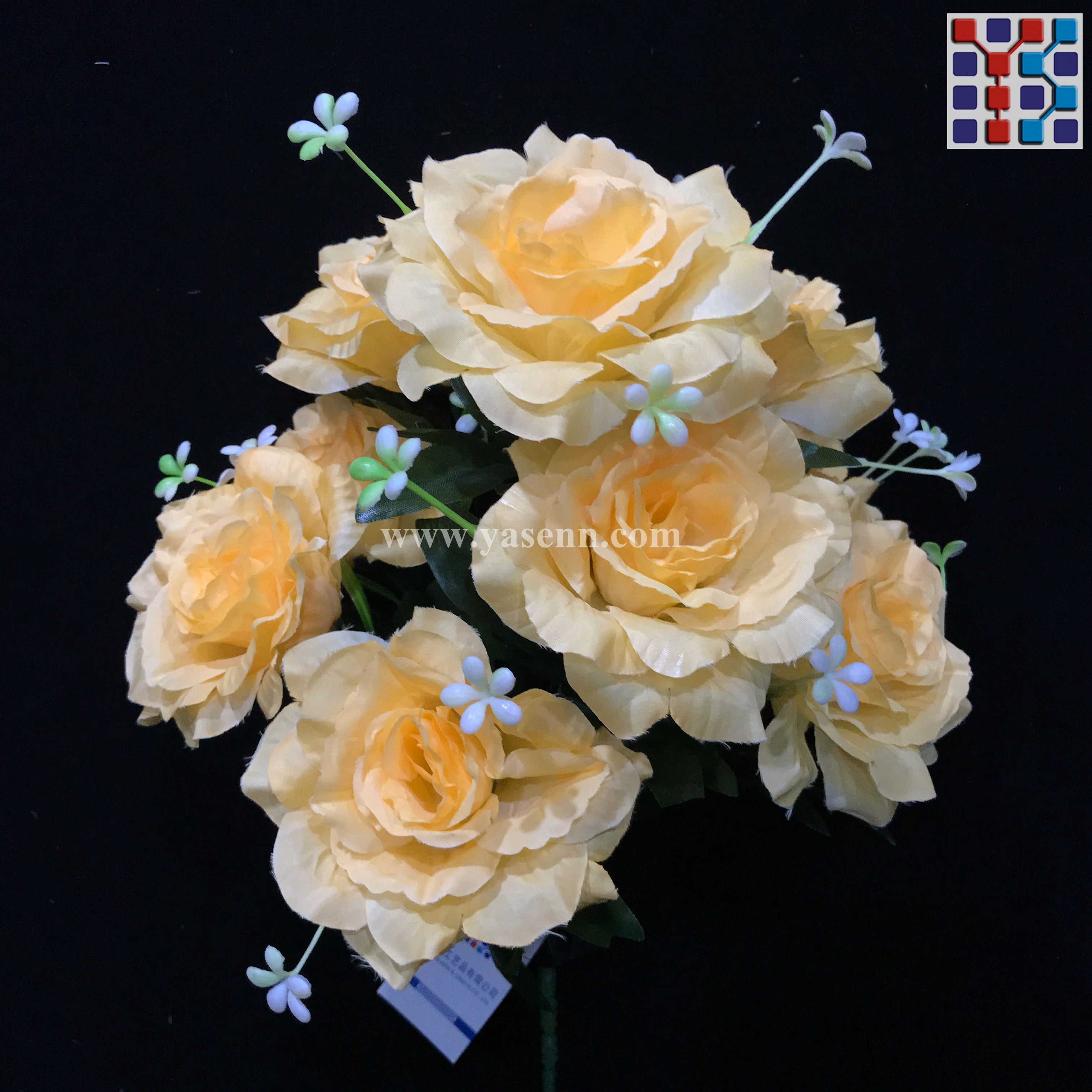 9 branches of rose