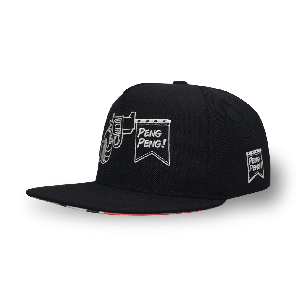 6 panel embroidery printing acrylic snapback cap