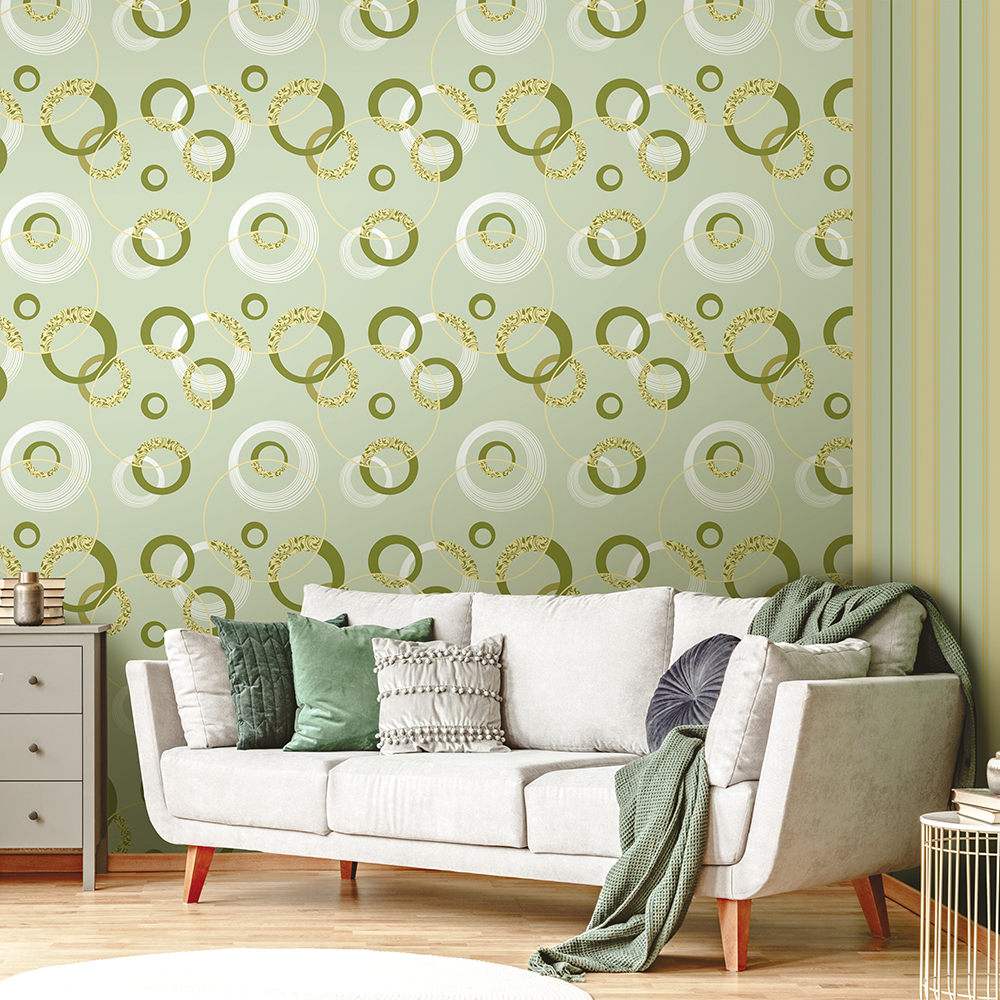 Fashion Geometric Design PVC Interior Wall paper