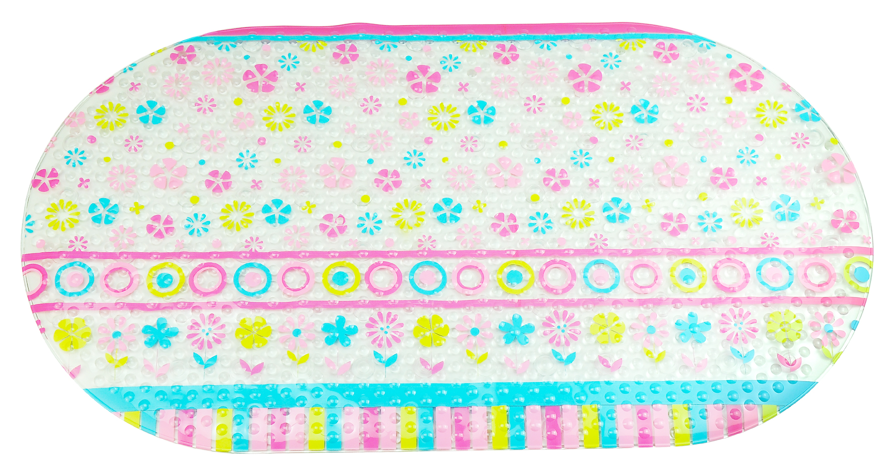 Printing plastic non-slip bath mat