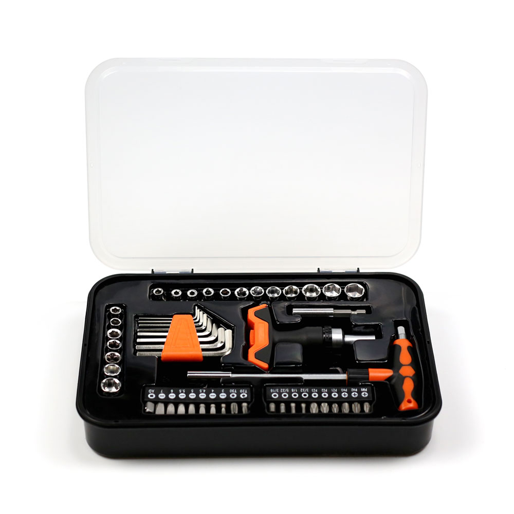 50pcs screwdriver bits and socket and hex key wrench set
