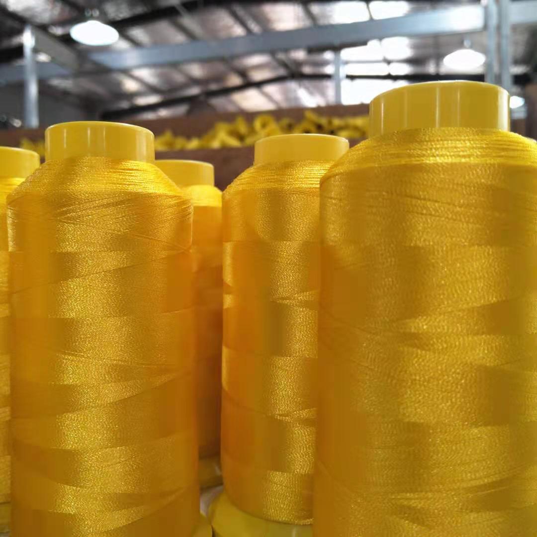 polyester filament dyed embroidery thread in cone 108D/2