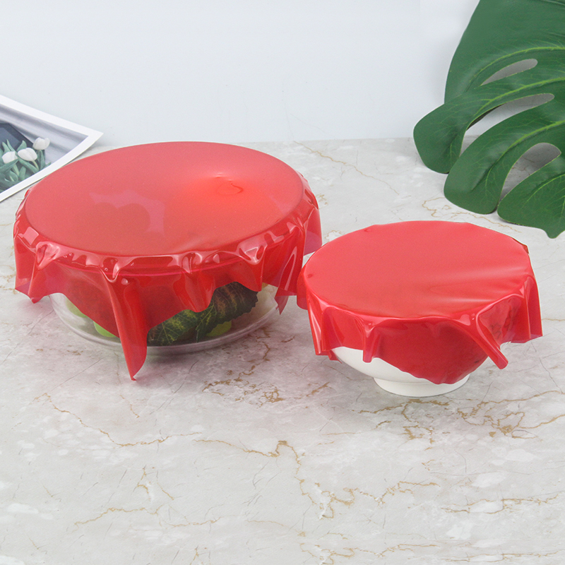 KASU FP006 Set of 4 Square Silicone Food Cover