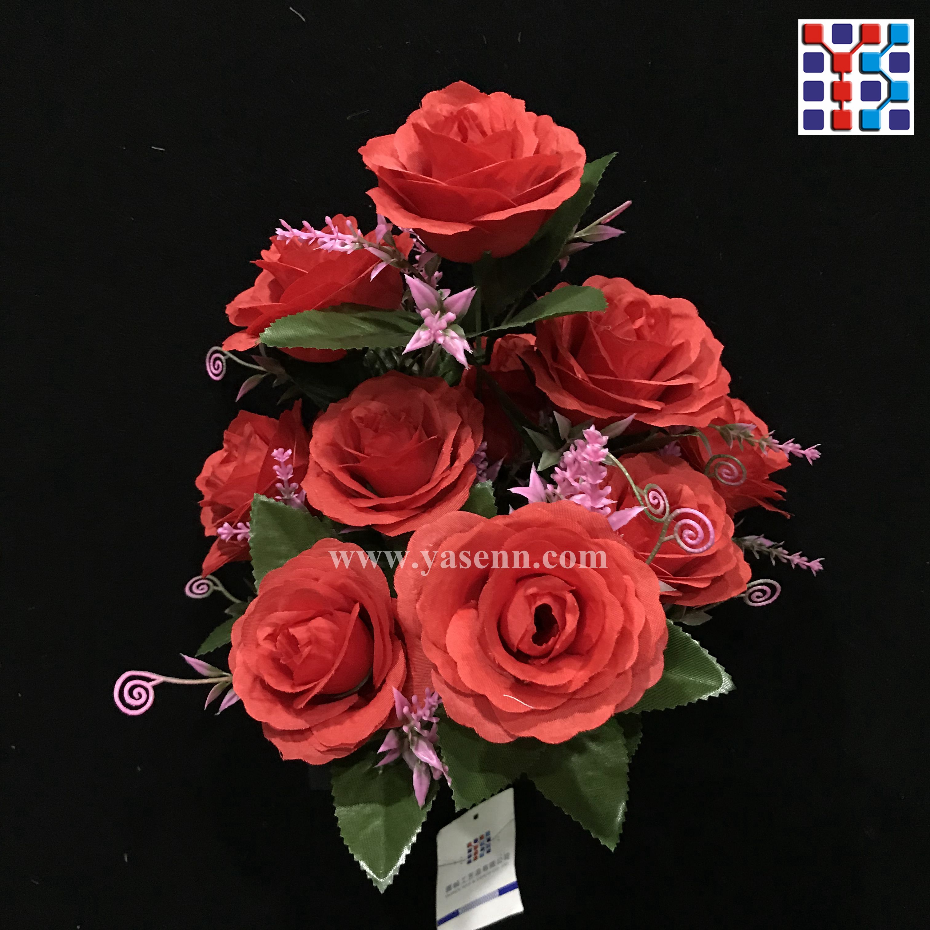 9 branches of rose