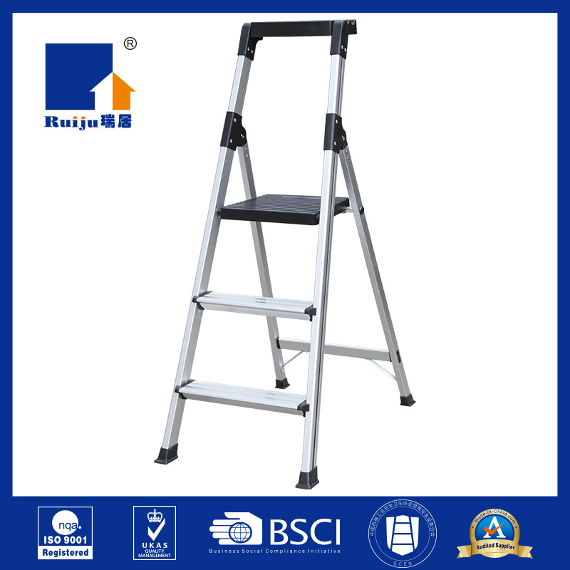 Aluminium Step Ladder with Tool Tray