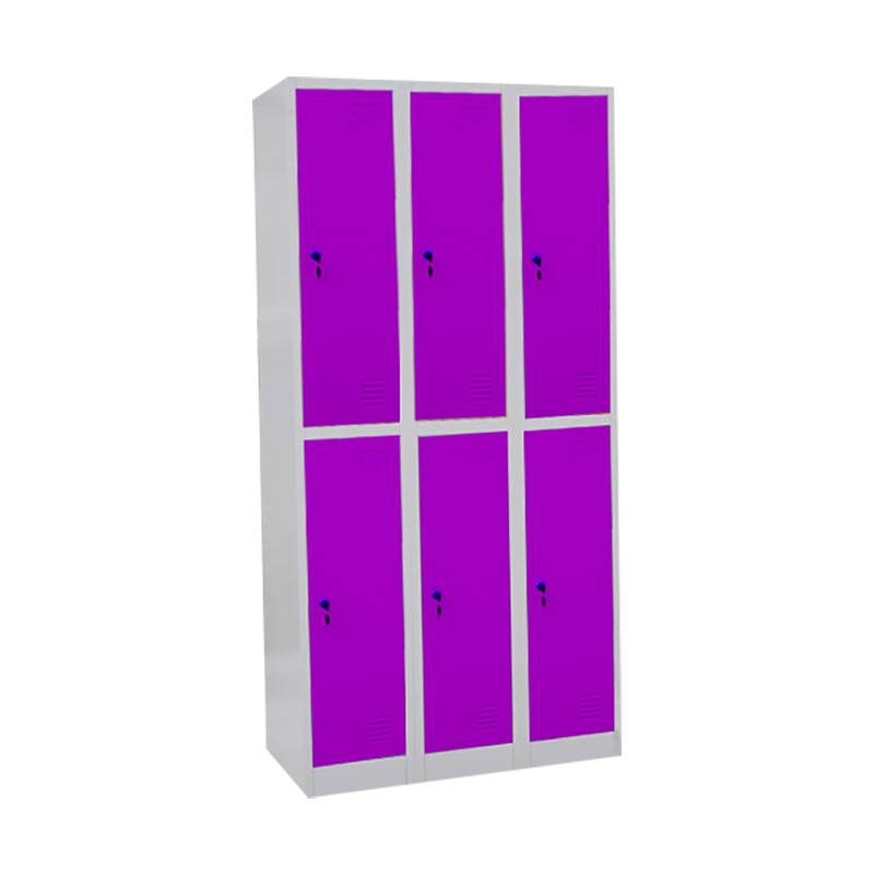 6 Door Steel Locker with multi color