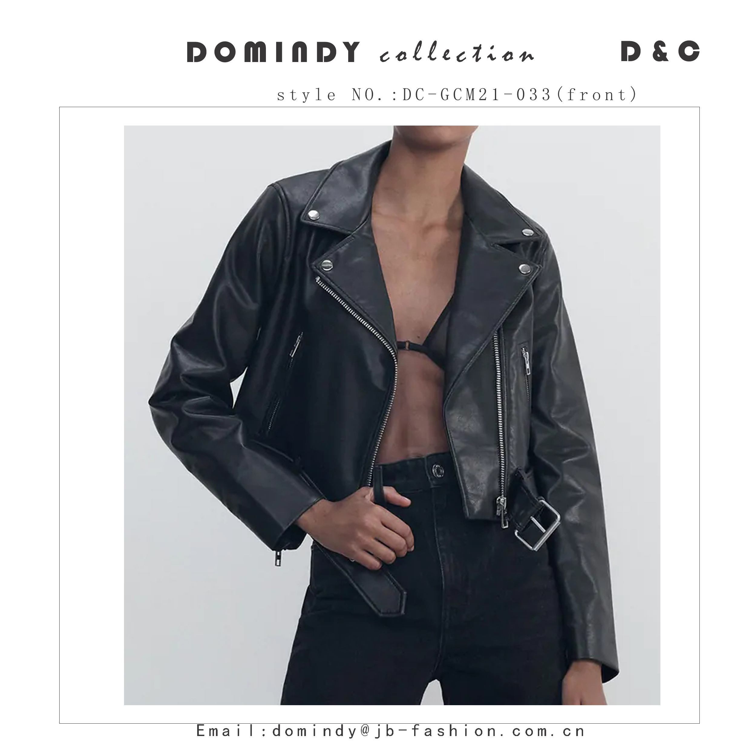 Women's jacket /PU coat/motorcycle suit