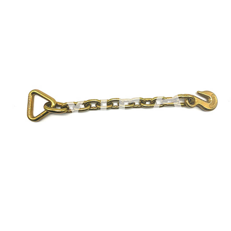 Eye Grab Hook with Chain and Delta Ring