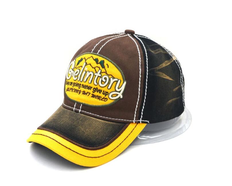Broken washing embroidery patch baseball cap
