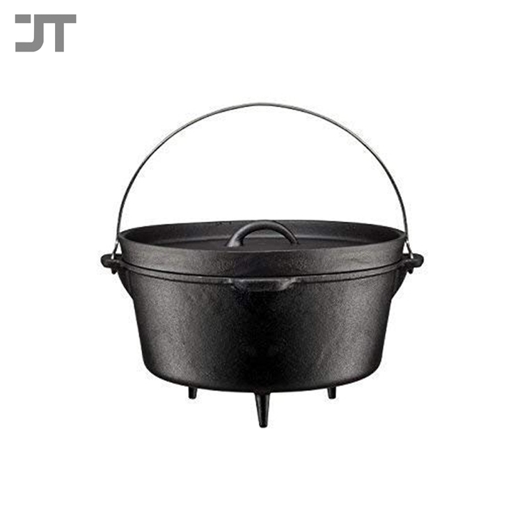 cast iron vegetable oil Dutch oven pot