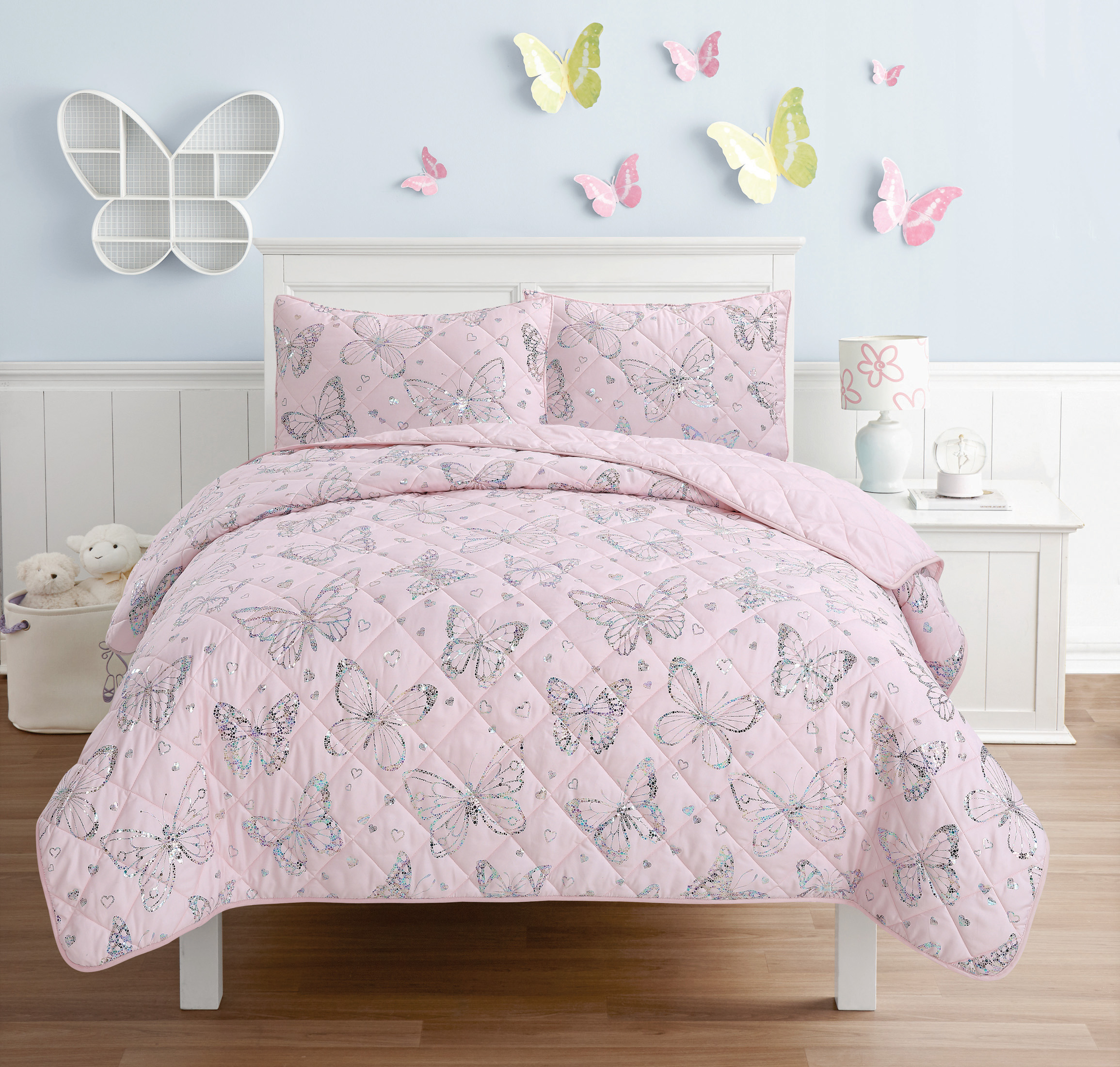 Hot silver comforter