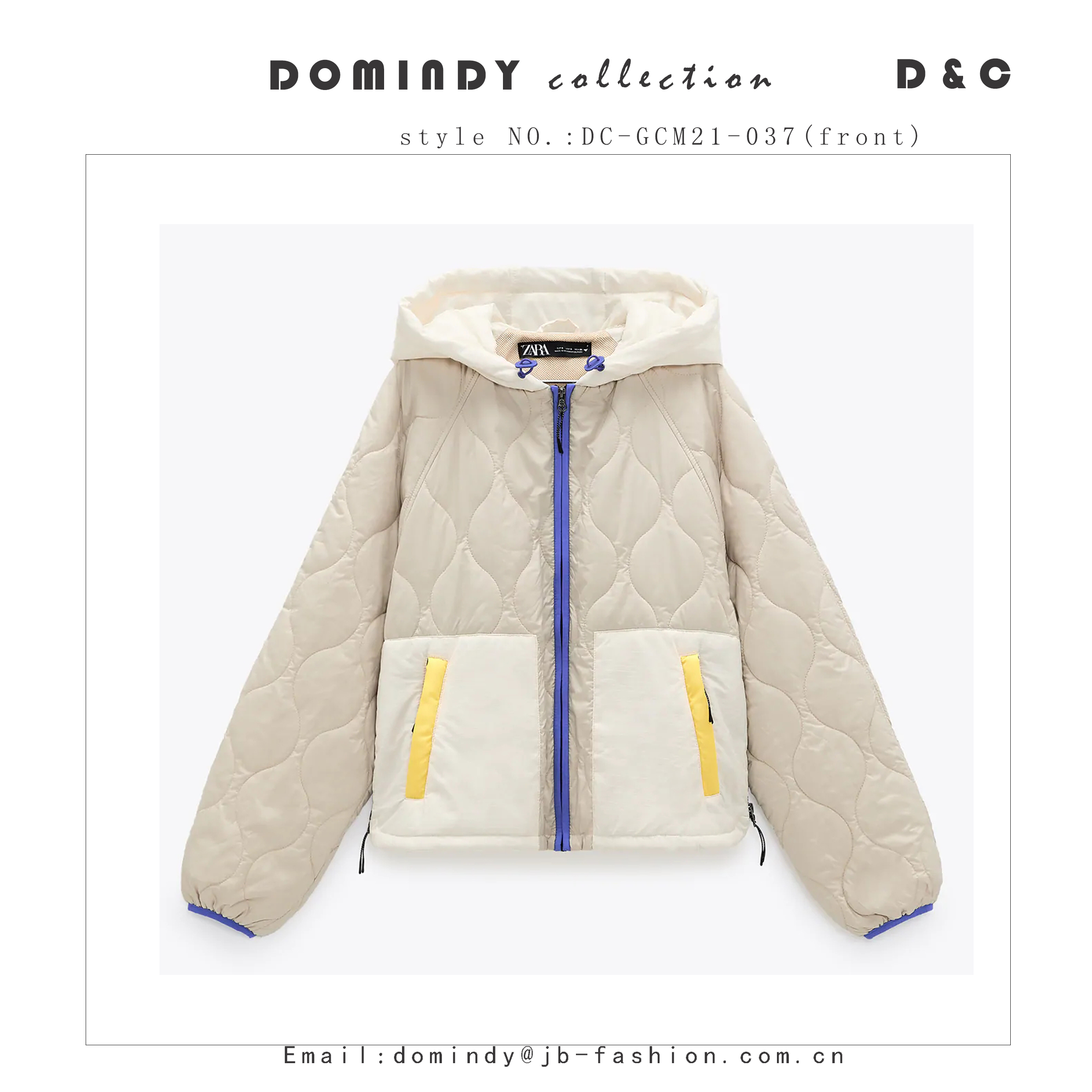 Light cotton coat/lady's coat/winter coat