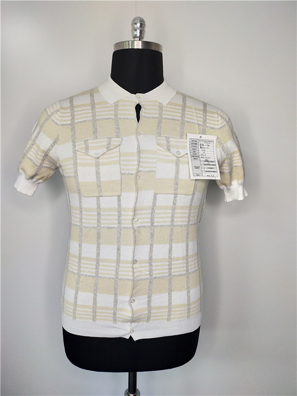Men's Knitted Polo,short Sleeve