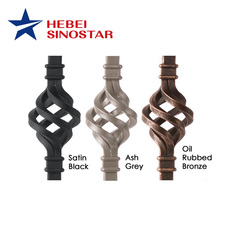 Square iron balusters
