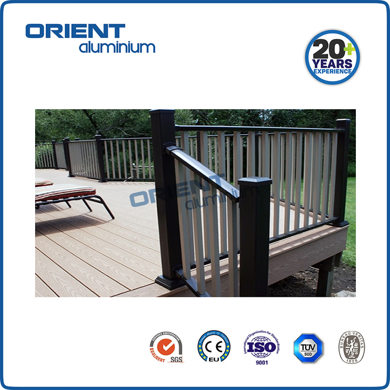 Outdoor Stair Aluminum Railings Handrails
