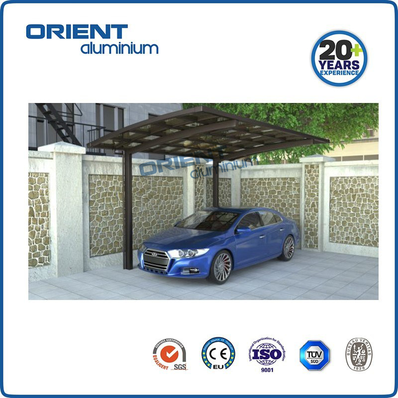Modern Single Slope Cantilever Aluminum Carport