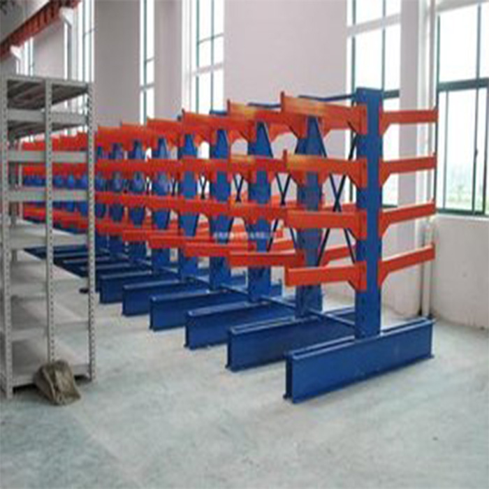 Cantilever rack for storage of cable roll