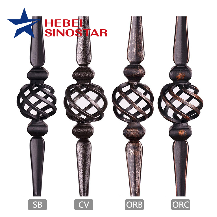 Wrought Iron baluster Handrail parts