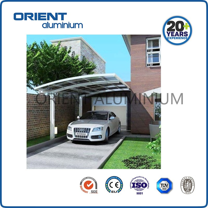 Hot sell cheap price aluminium single/double carport