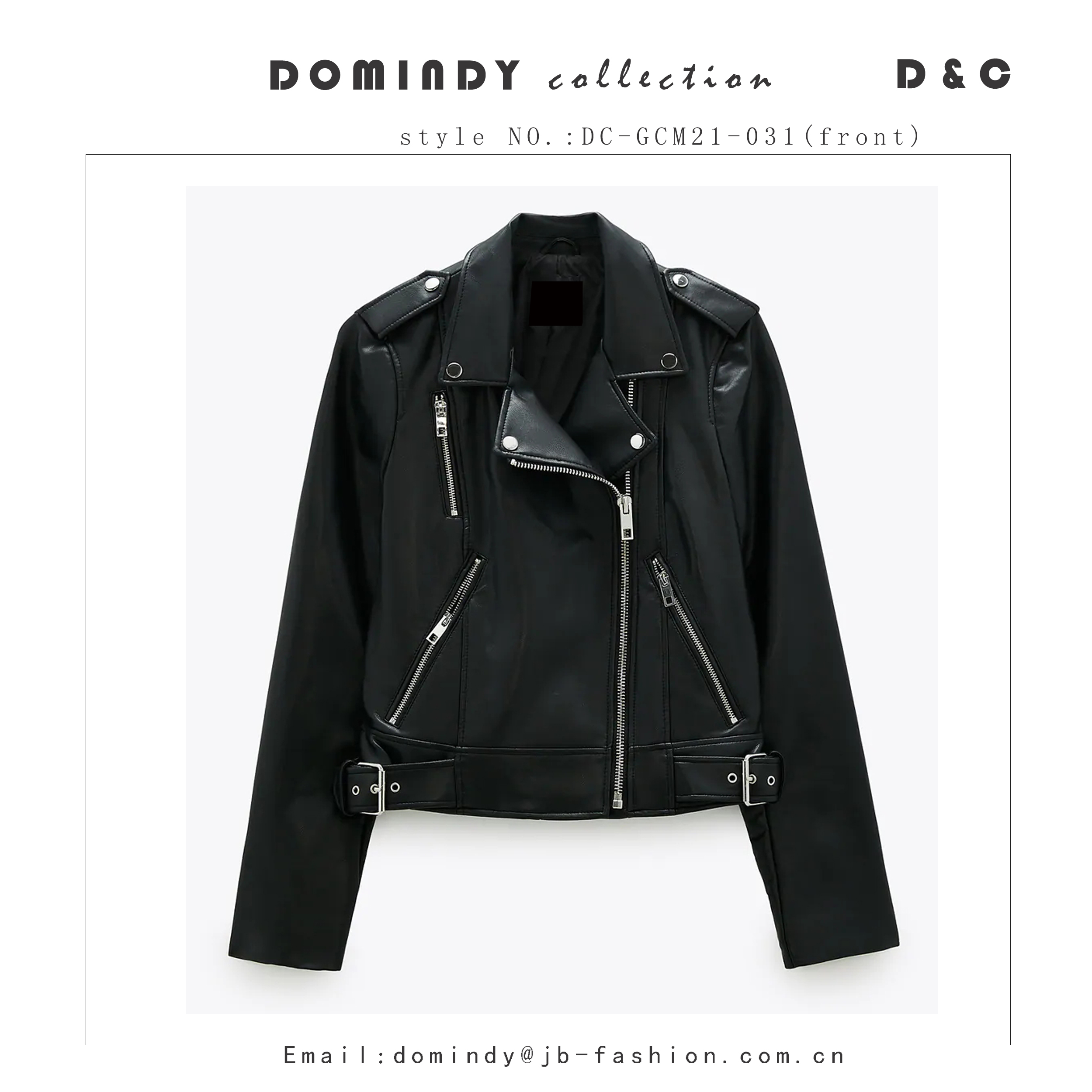 Women's jacket /PU coat/motorcycle suit