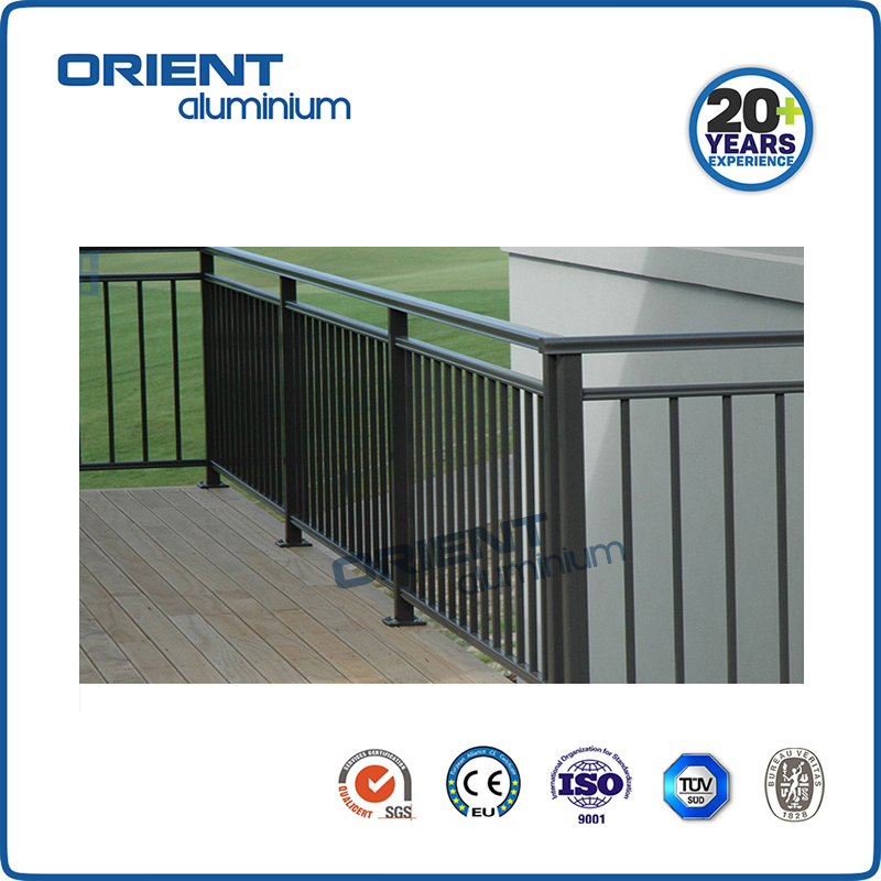 hot sell powder coated aluminum balcony railing manufacturer