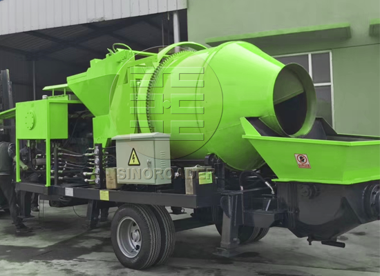 Concrete Mixer With Pump
