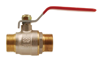 ACS Brass Ball Valve with steel handle, MM thread
