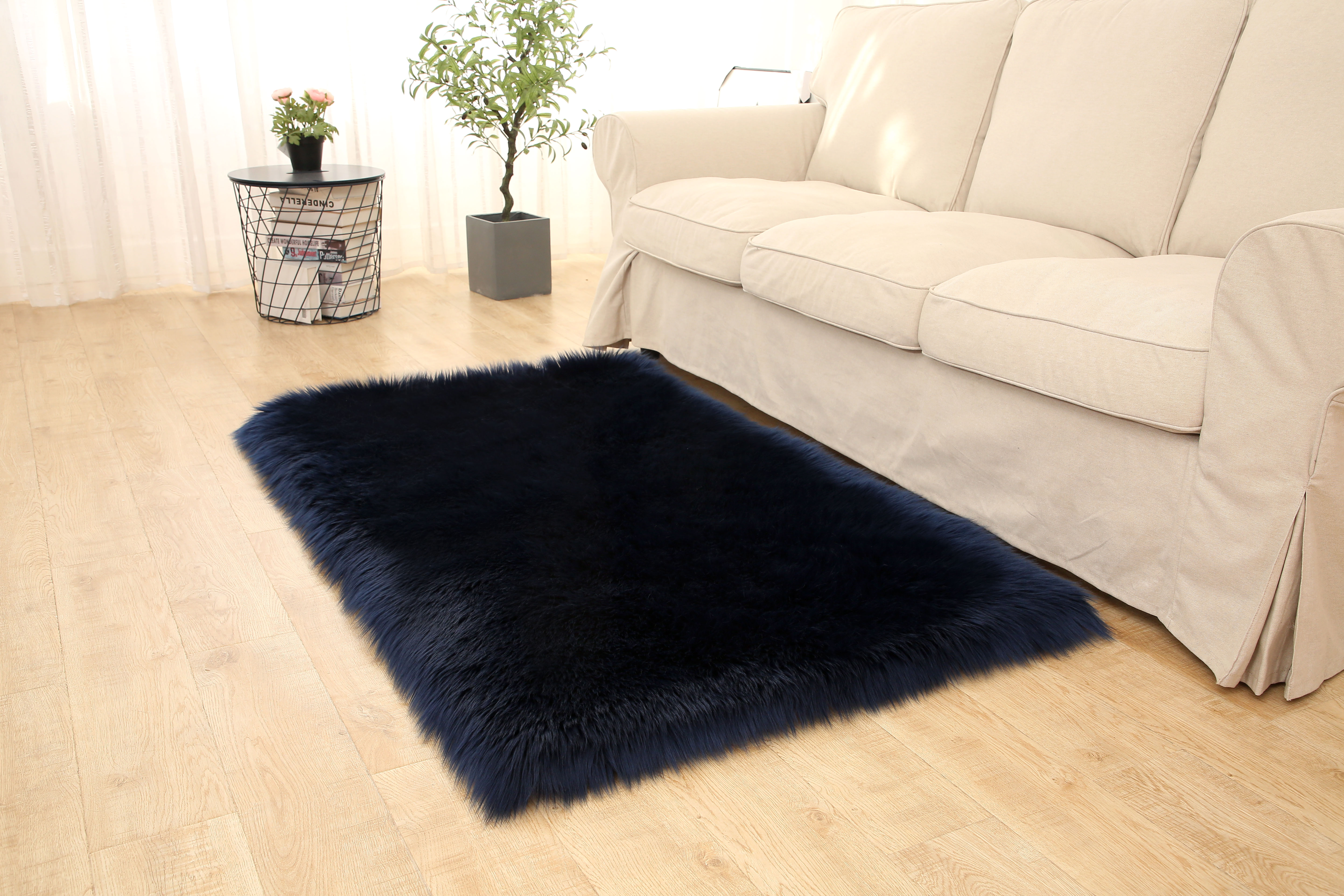 Plush faux fur carpets nonslip fur carpet rugs decoration fur carpets and rugs for living room